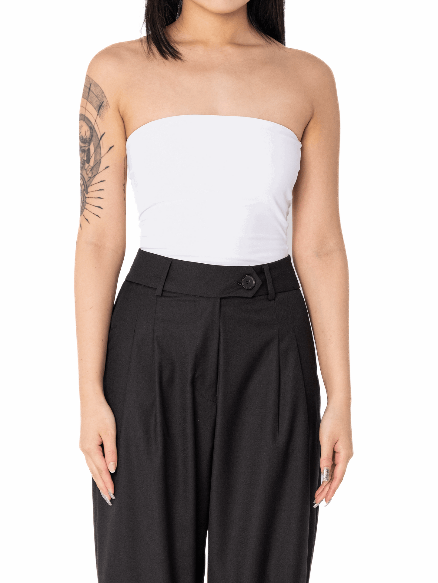 Top Aria Cropped Sem Alça