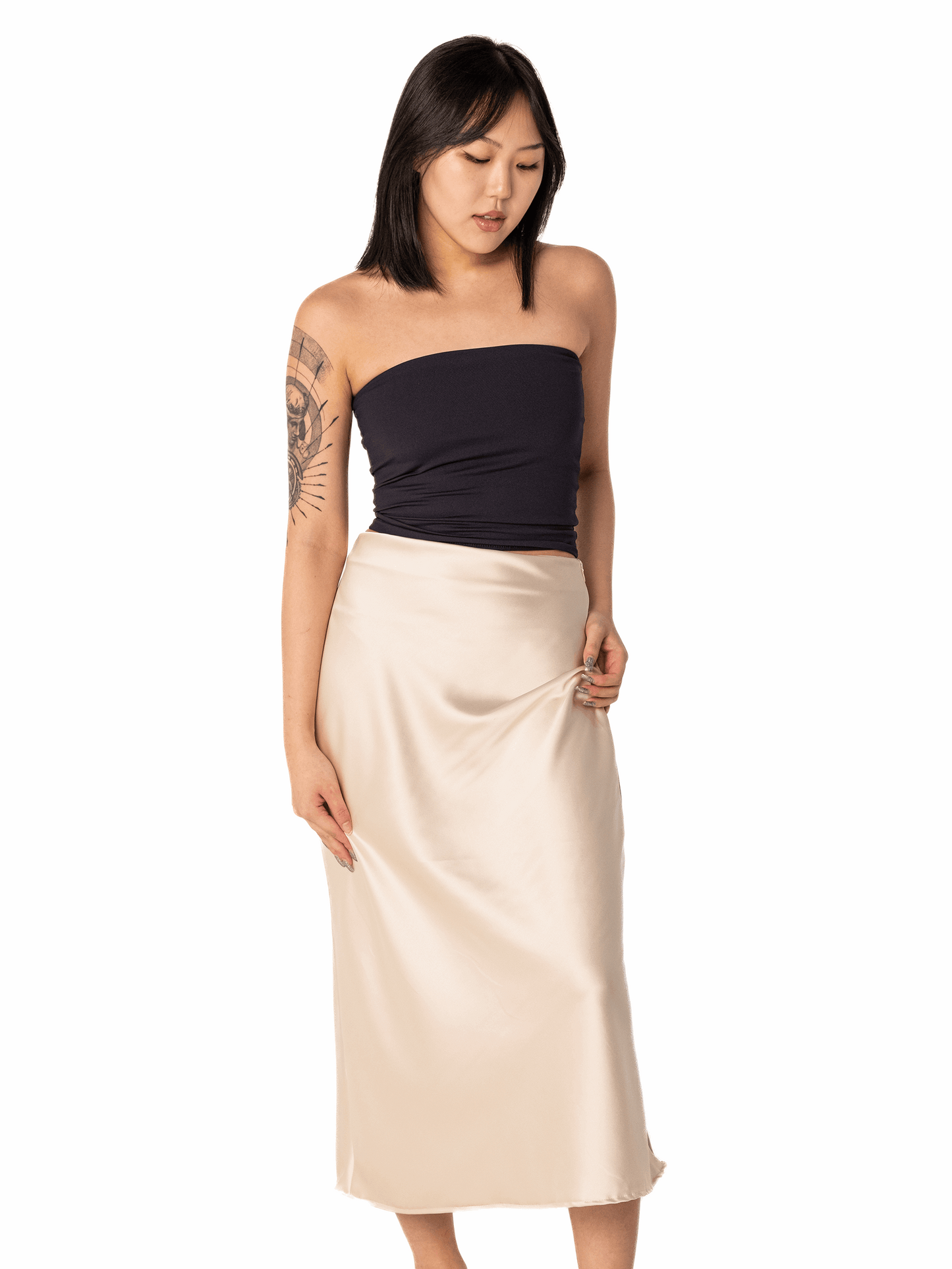 Top Aria Cropped Sem Alça
