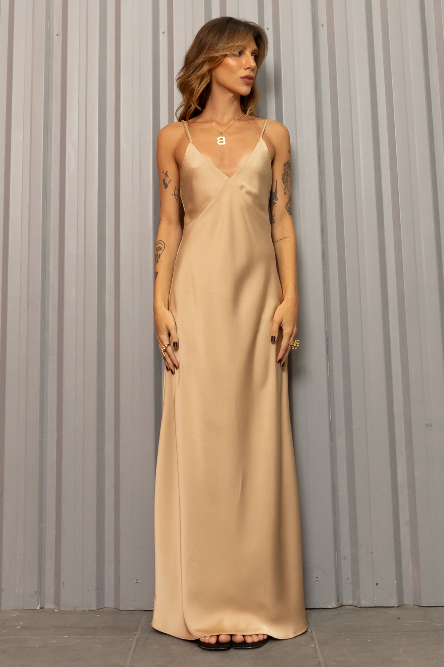 Vestido Cetim Courtney (2 Cores)