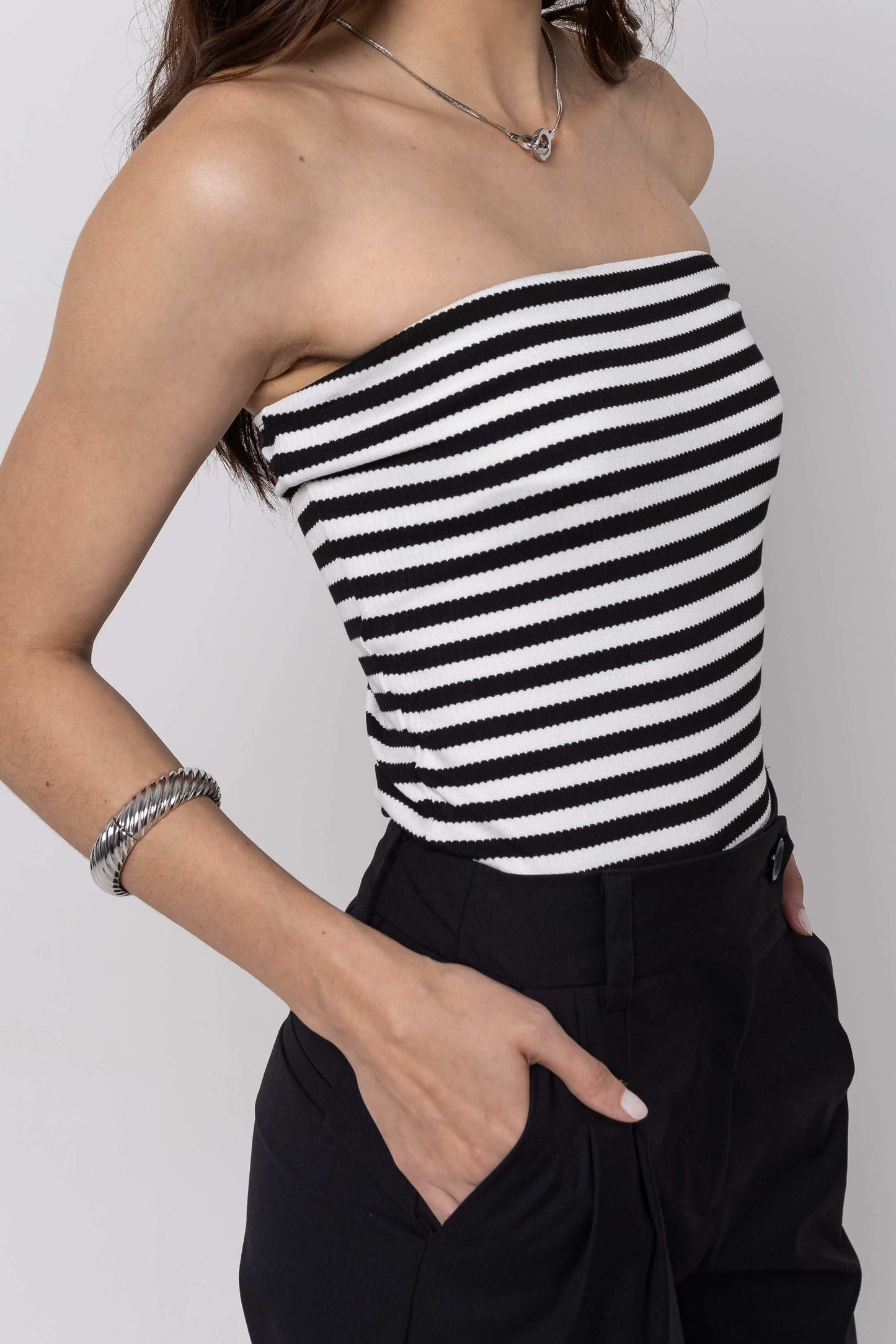 Top Dália Listrado