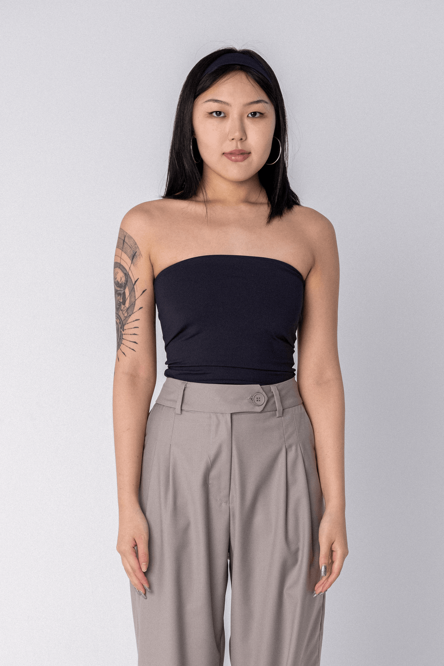 Top Aria Cropped Sem Alça