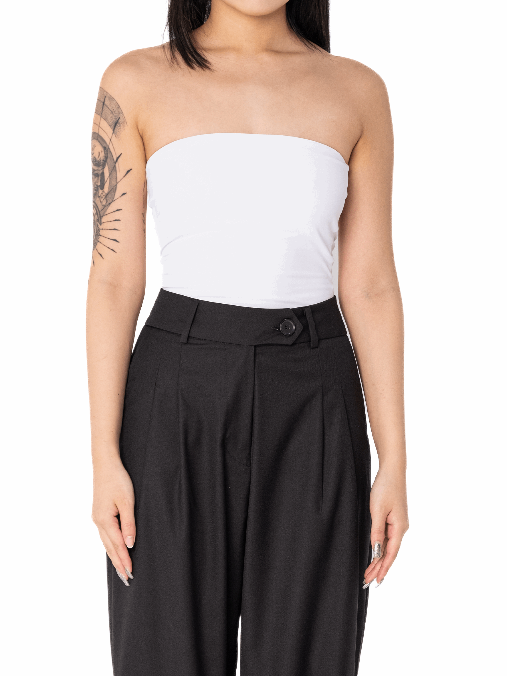 Top Aria Cropped Sem Alça