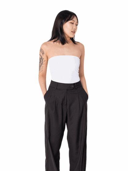 Top Aria Cropped Sem Alça