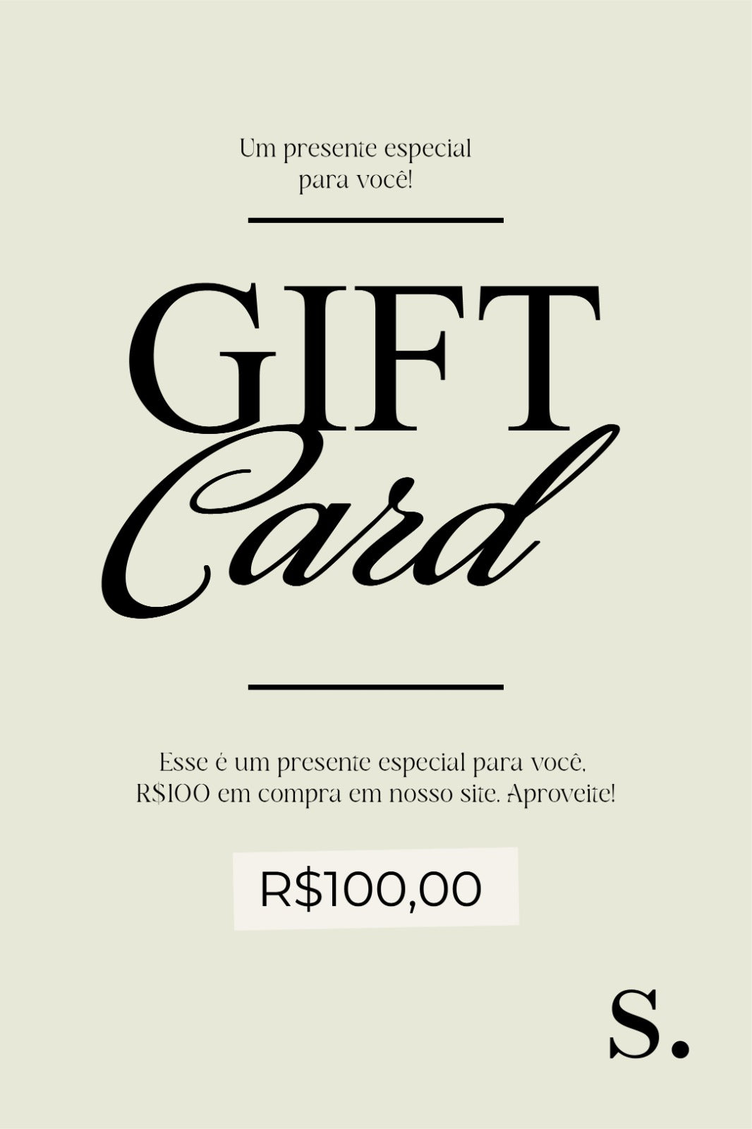 CARTÃO PRESENTE SIMPLA