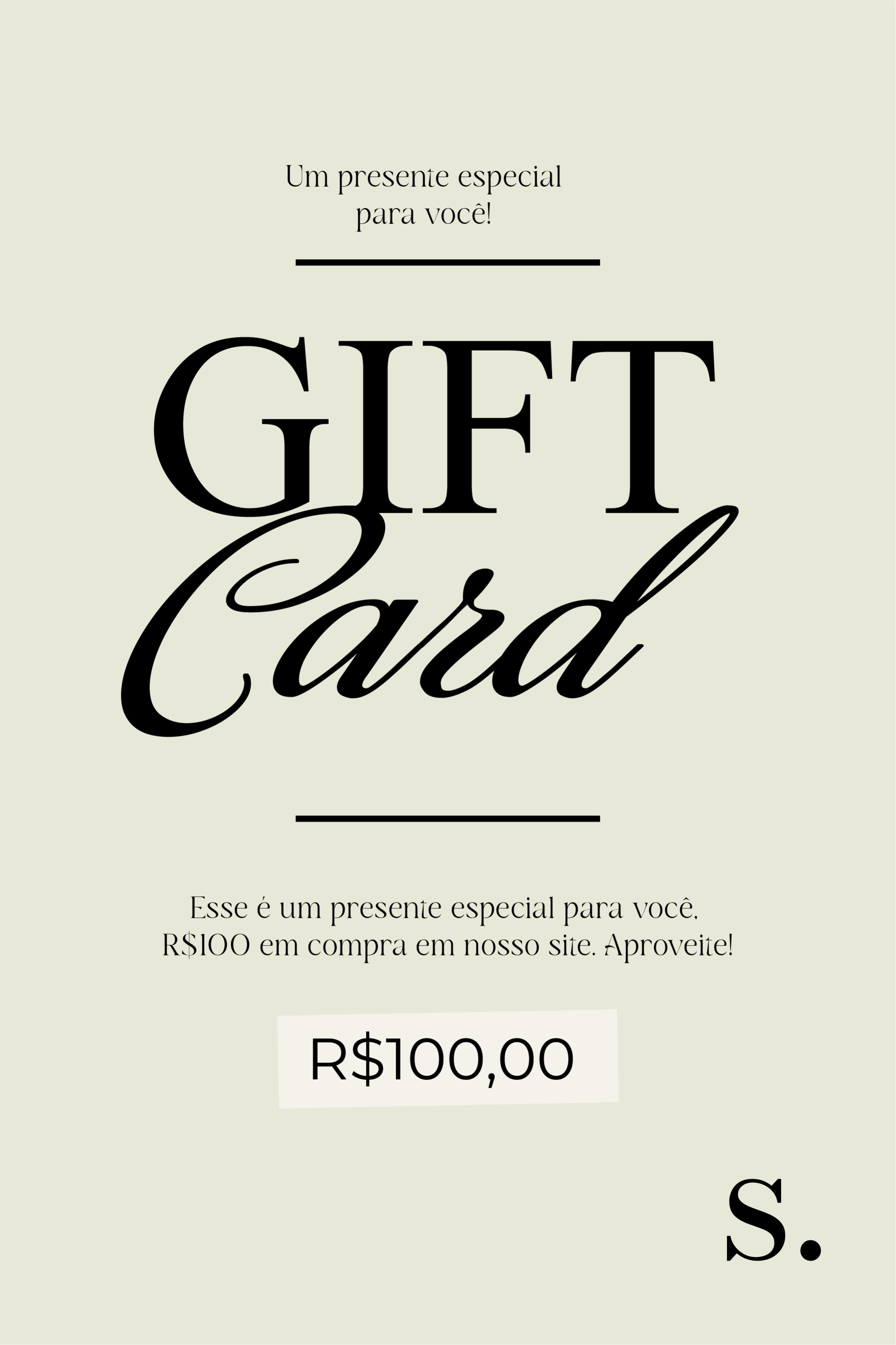 CARTÃO PRESENTE SIMPLA