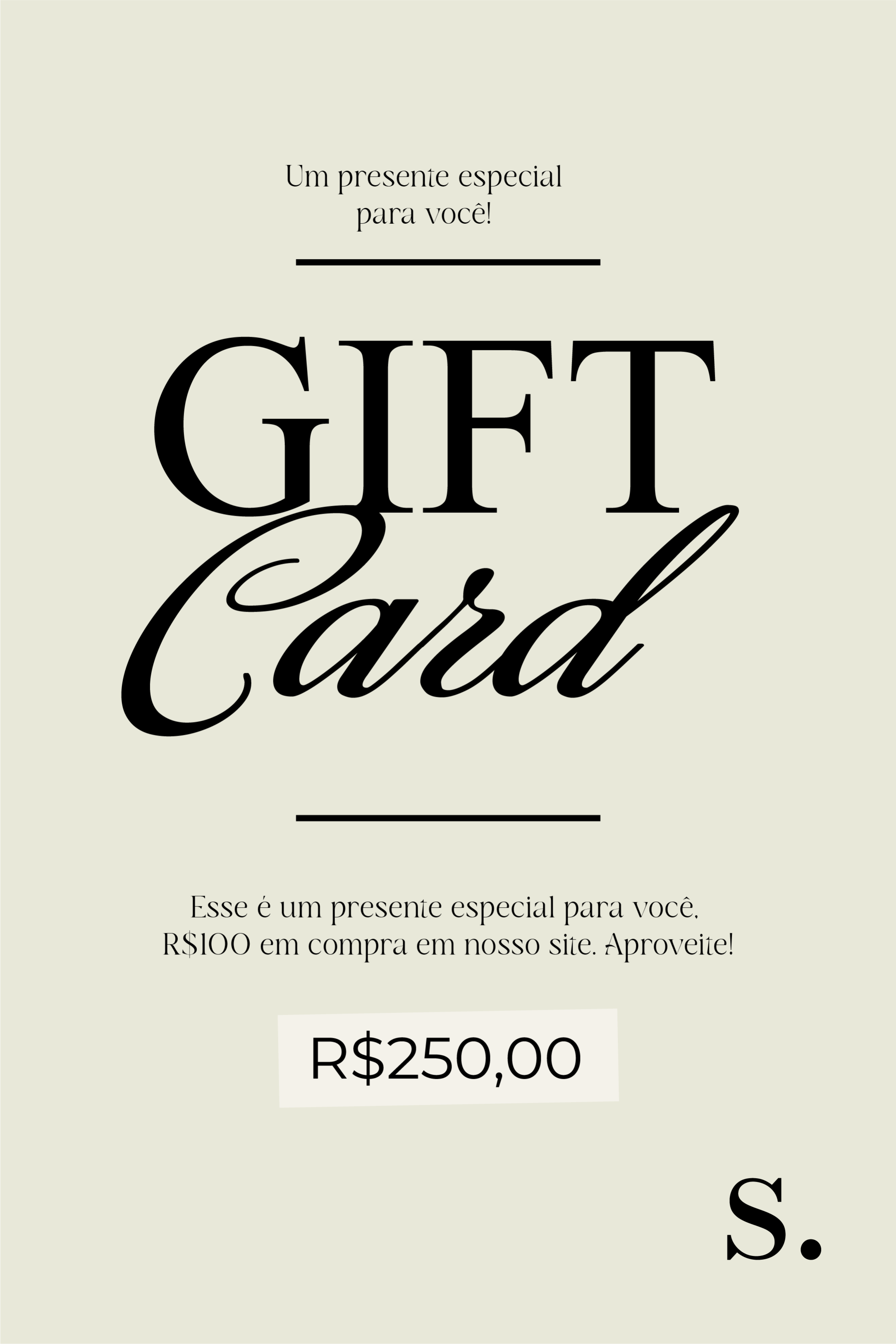 CARTÃO PRESENTE SIMPLA