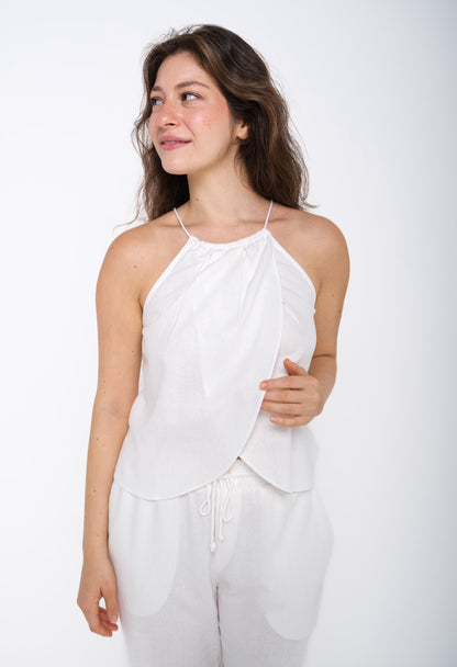 Blusa Dolce Linho Off-White