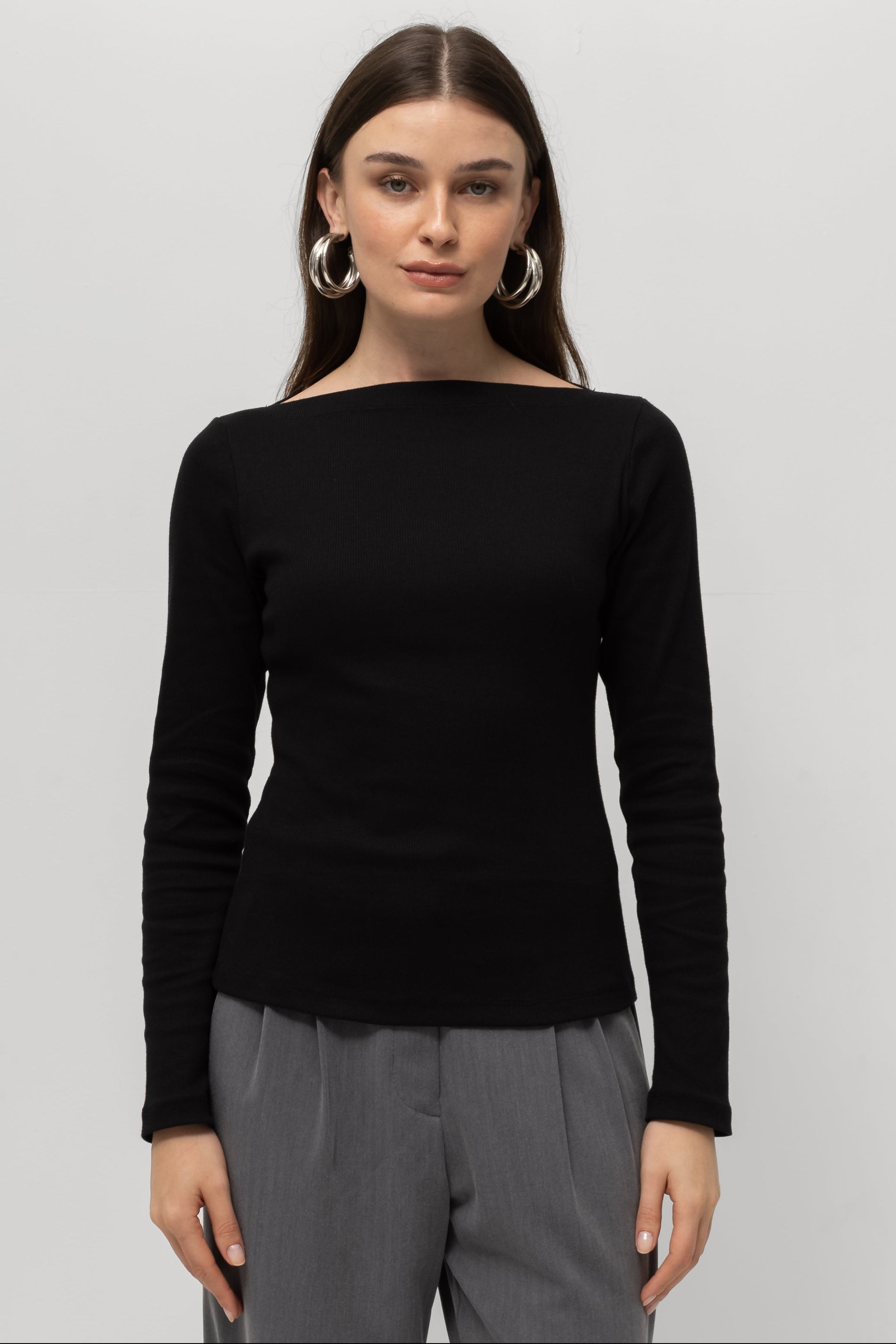 ⁠Blusa Olivia Manga Longa