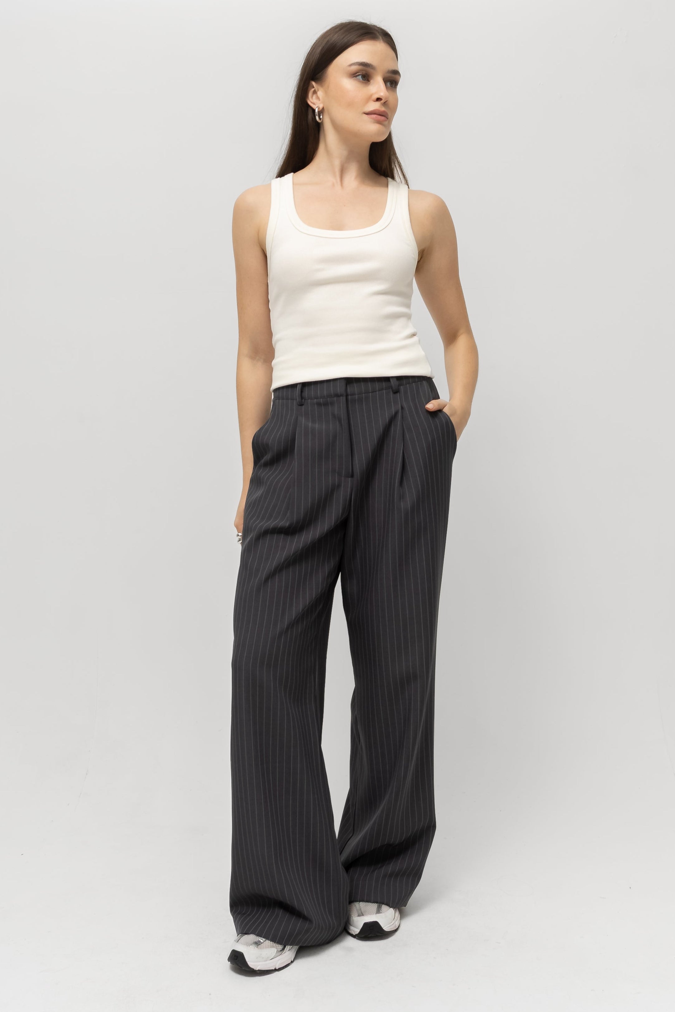 Calça Hannah Risca de Giz
