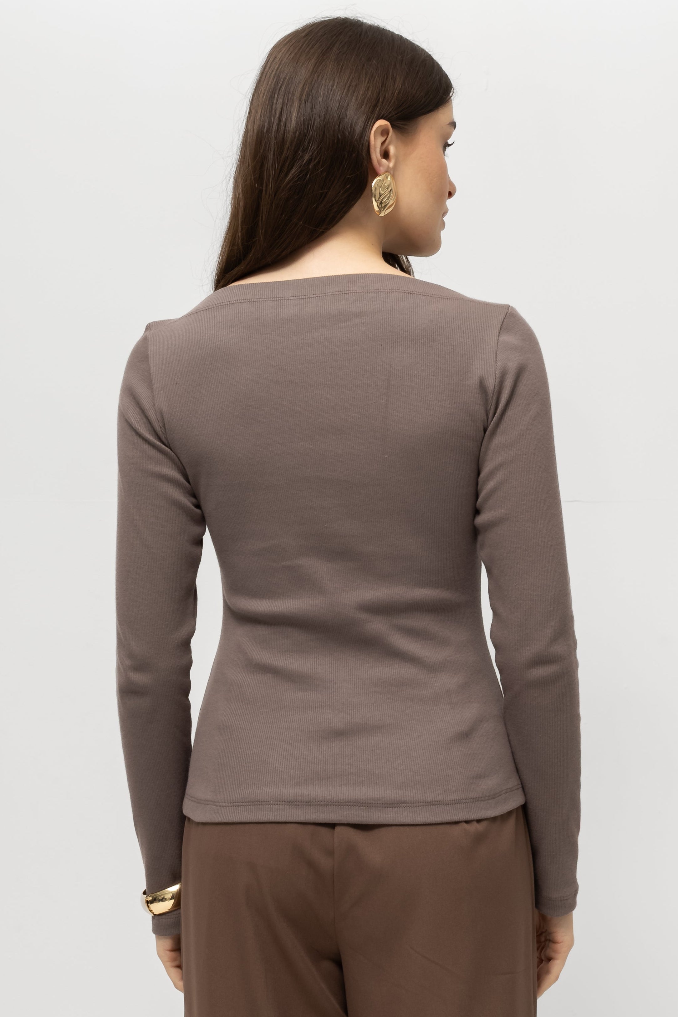 ⁠Blusa Olivia Manga Longa