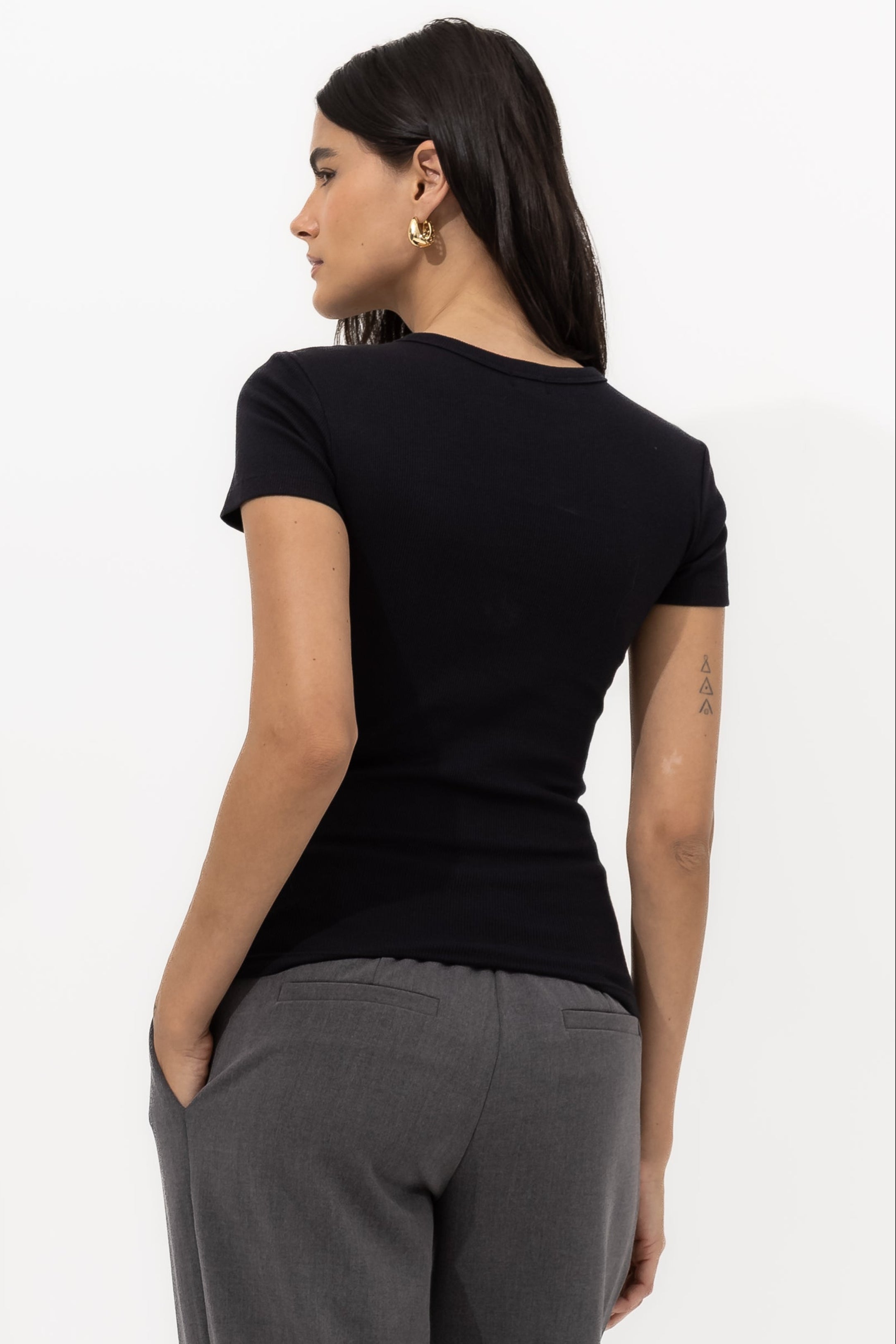 Babylook Vivienne Canelado Algodão