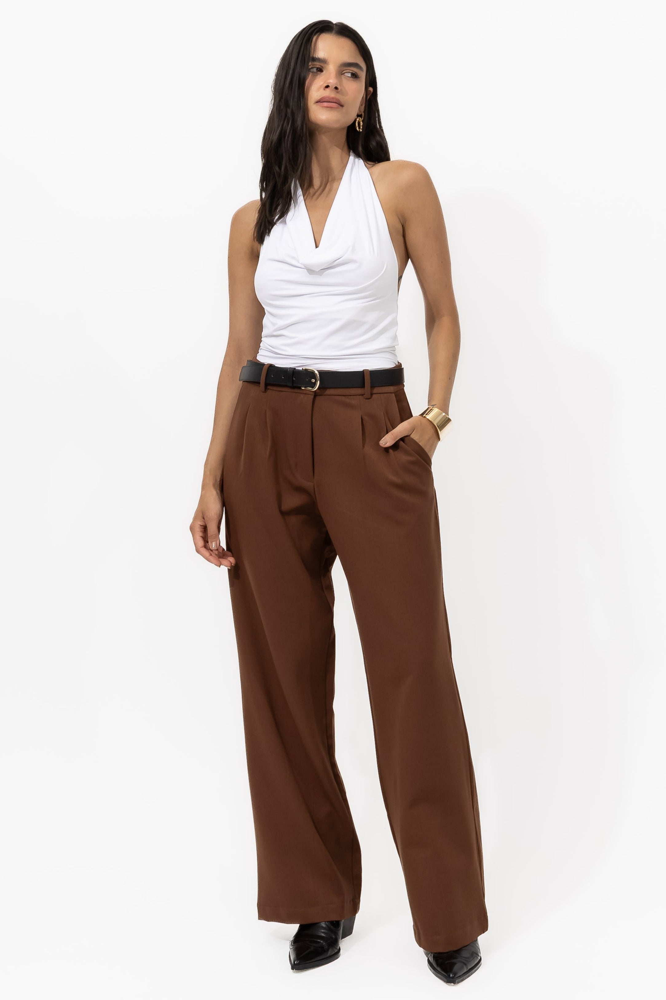 Calça Alfaiataria Diana (Cintura Alta)