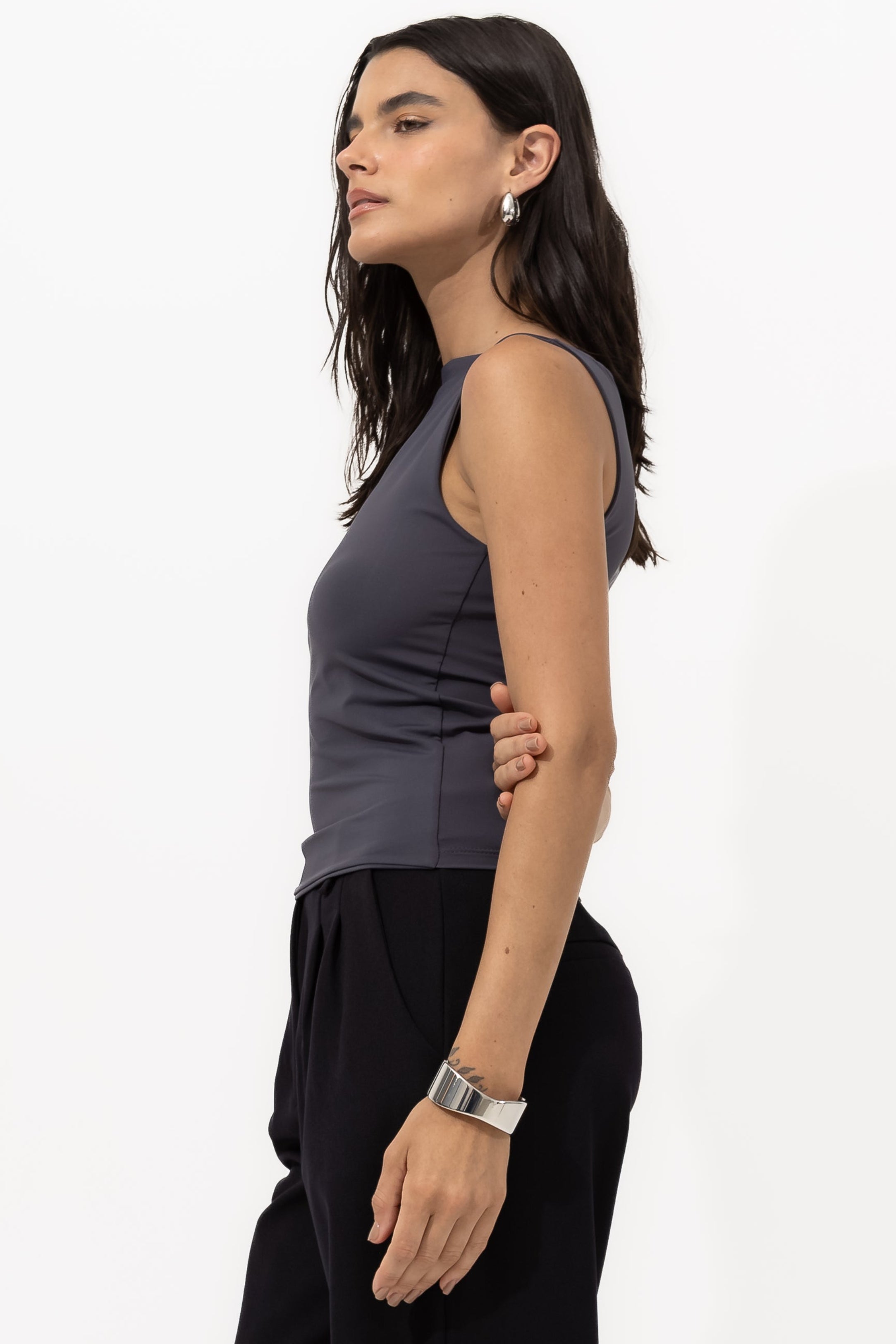 Blusa Bianca Gola Canoa