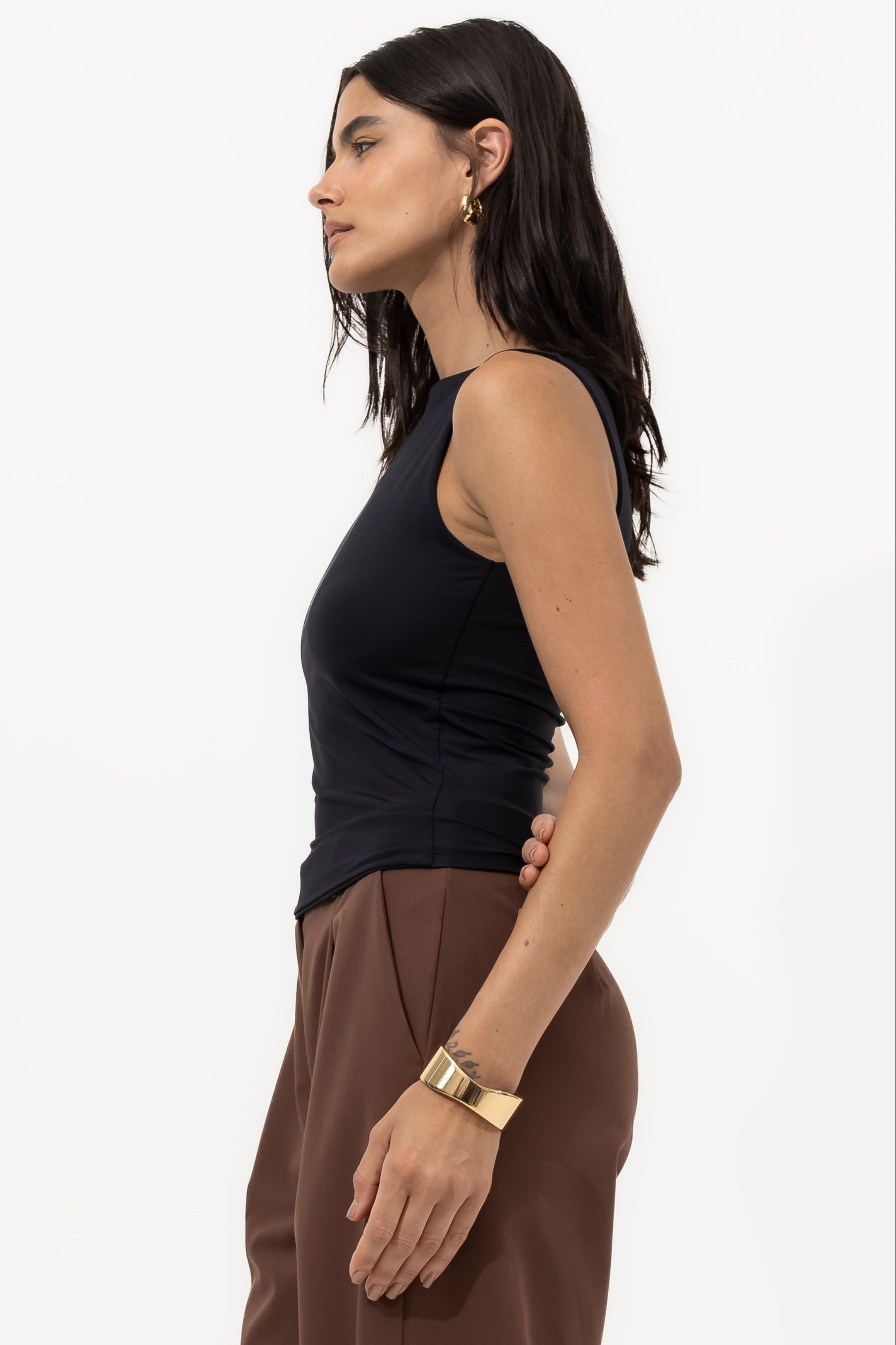 Blusa Bianca Gola Canoa