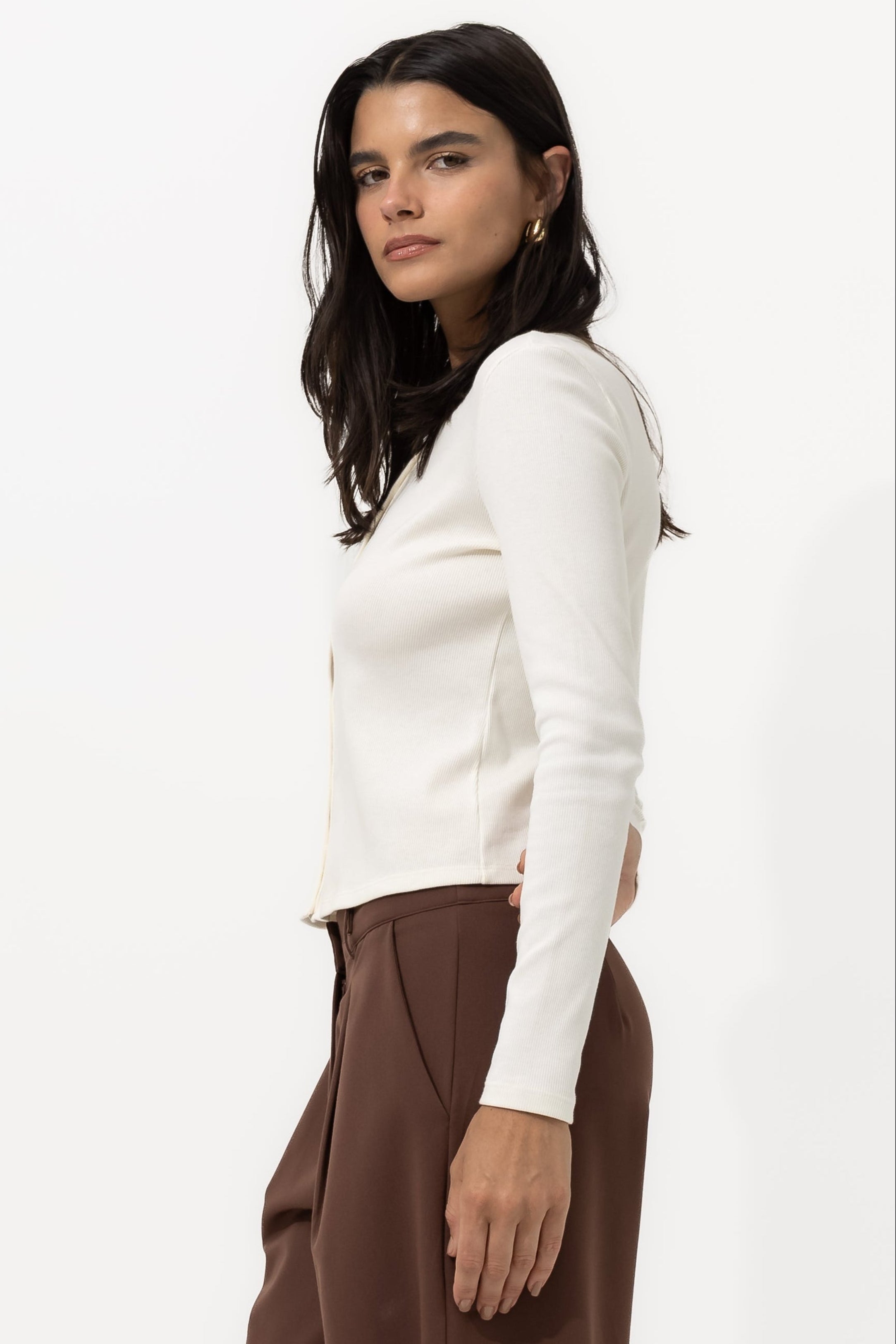 Cardigã Canelado Fiorella