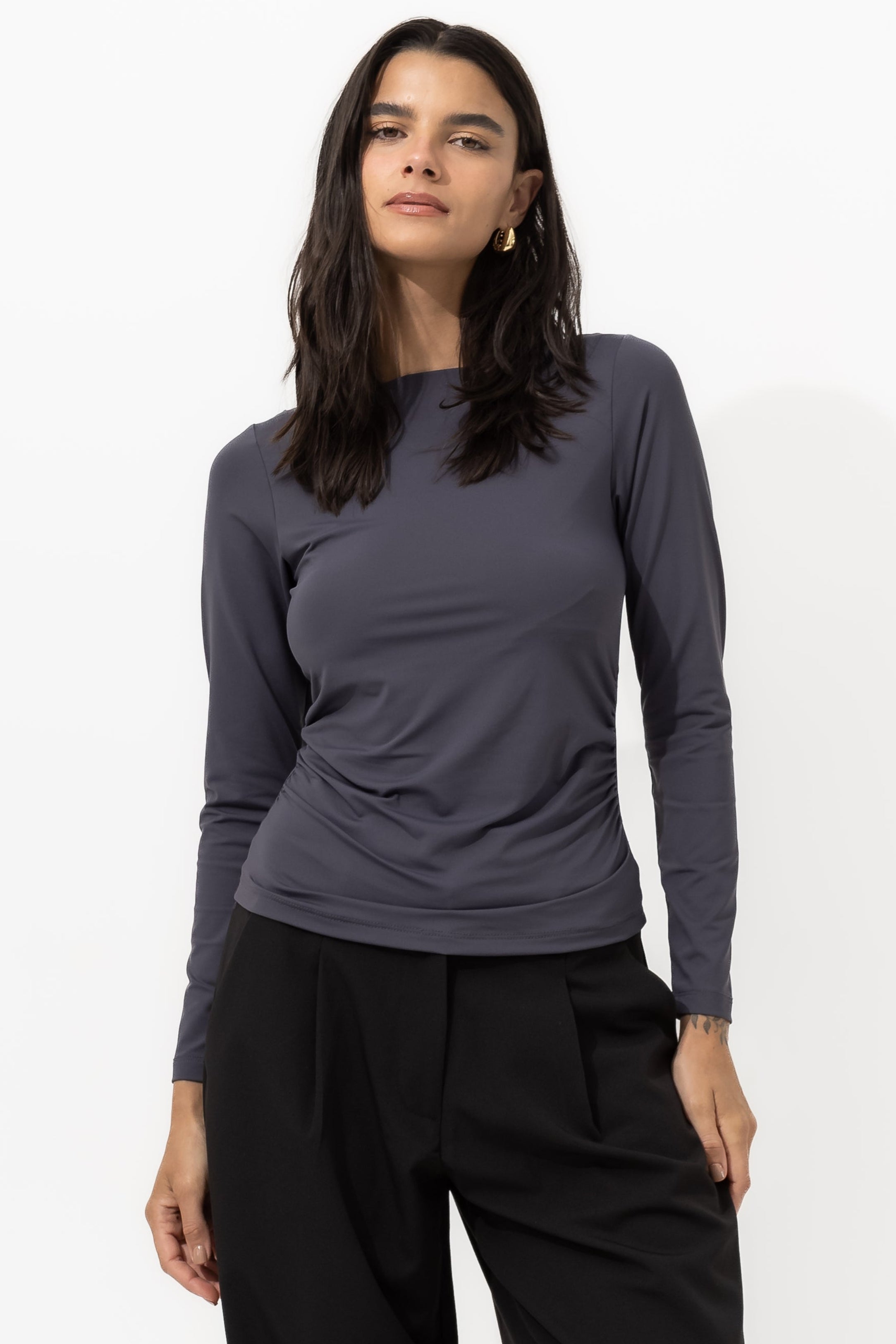 ⁠Blusa Jordana Manga Longa