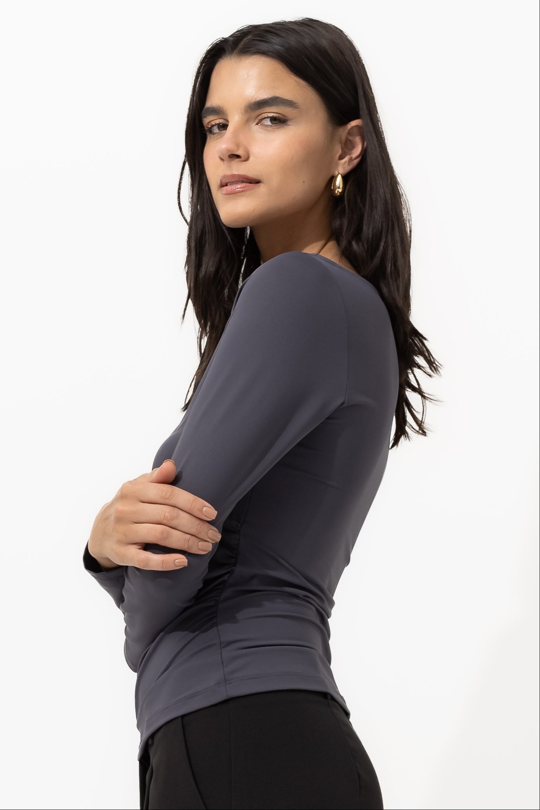 ⁠Blusa Jordana Manga Longa