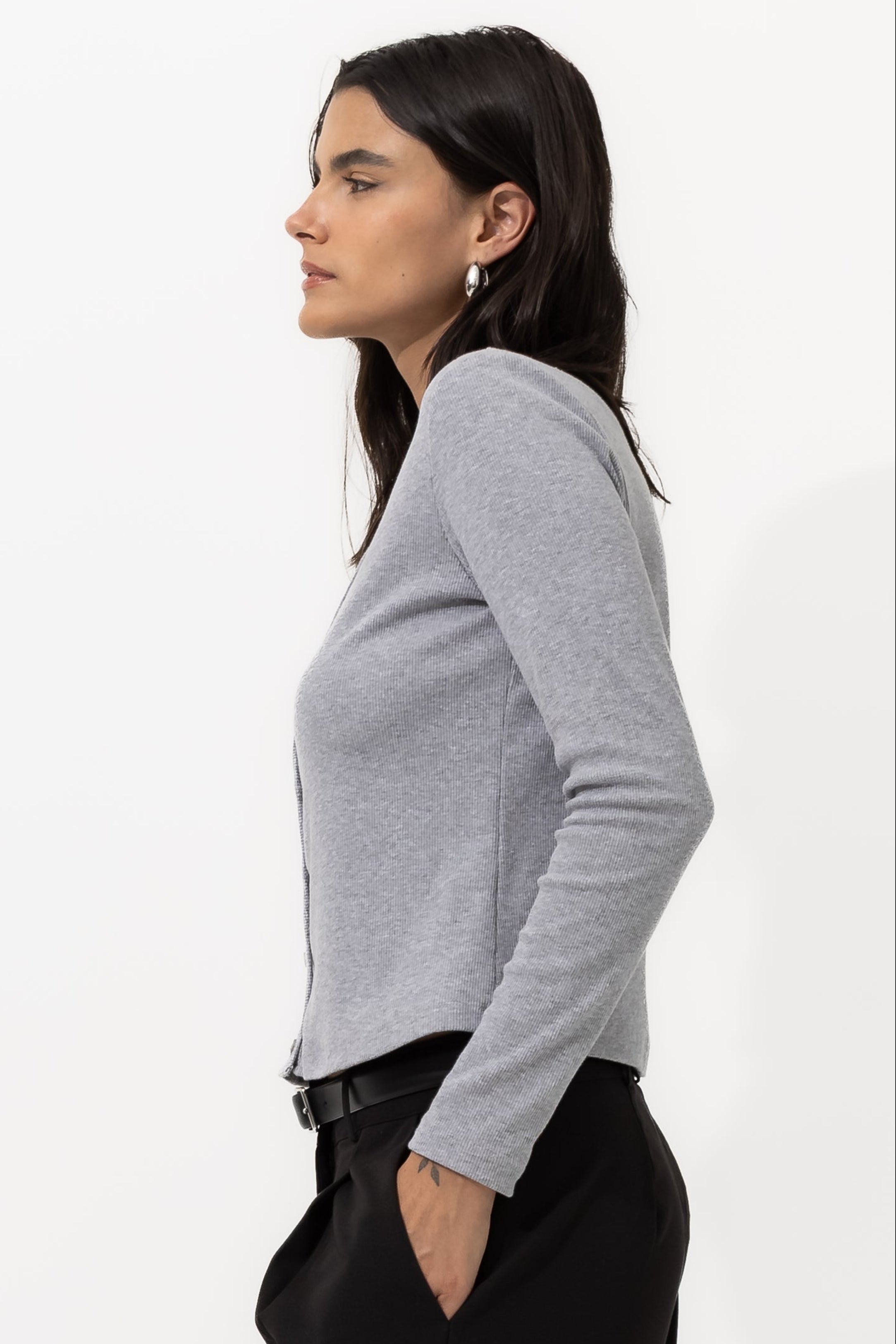 Cardigã Canelado Fiorella