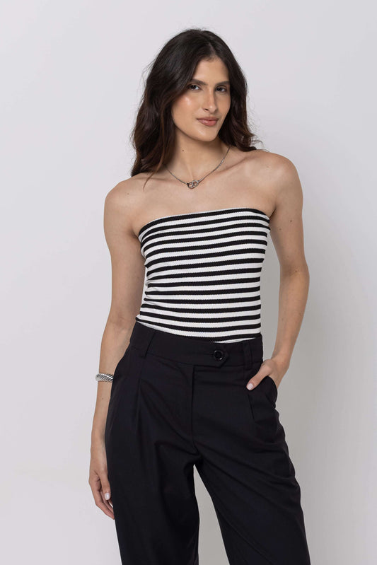 Top Dália Listrado