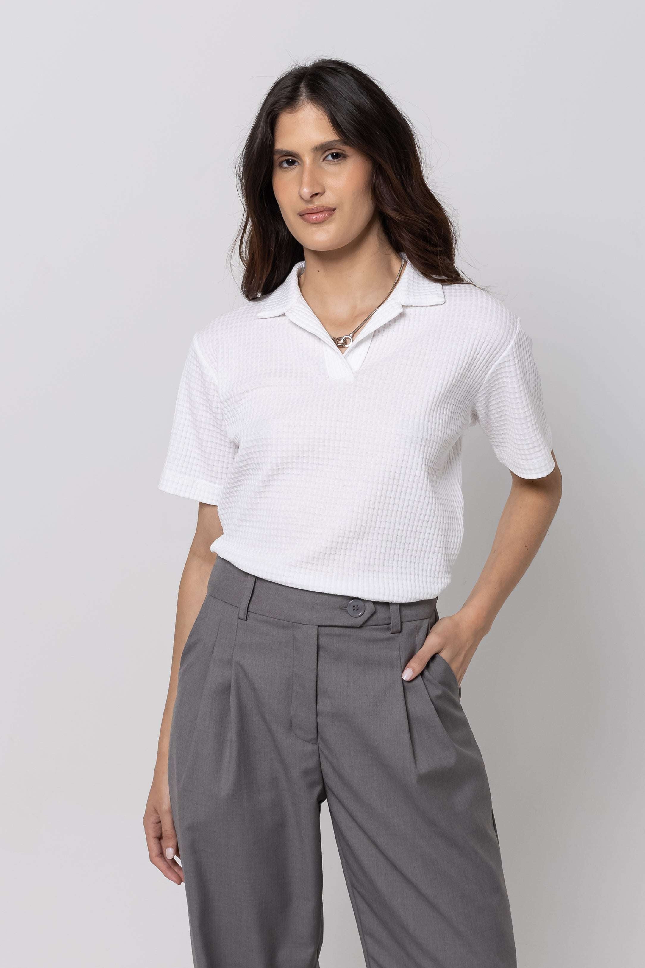 Blusa Polo Alana
