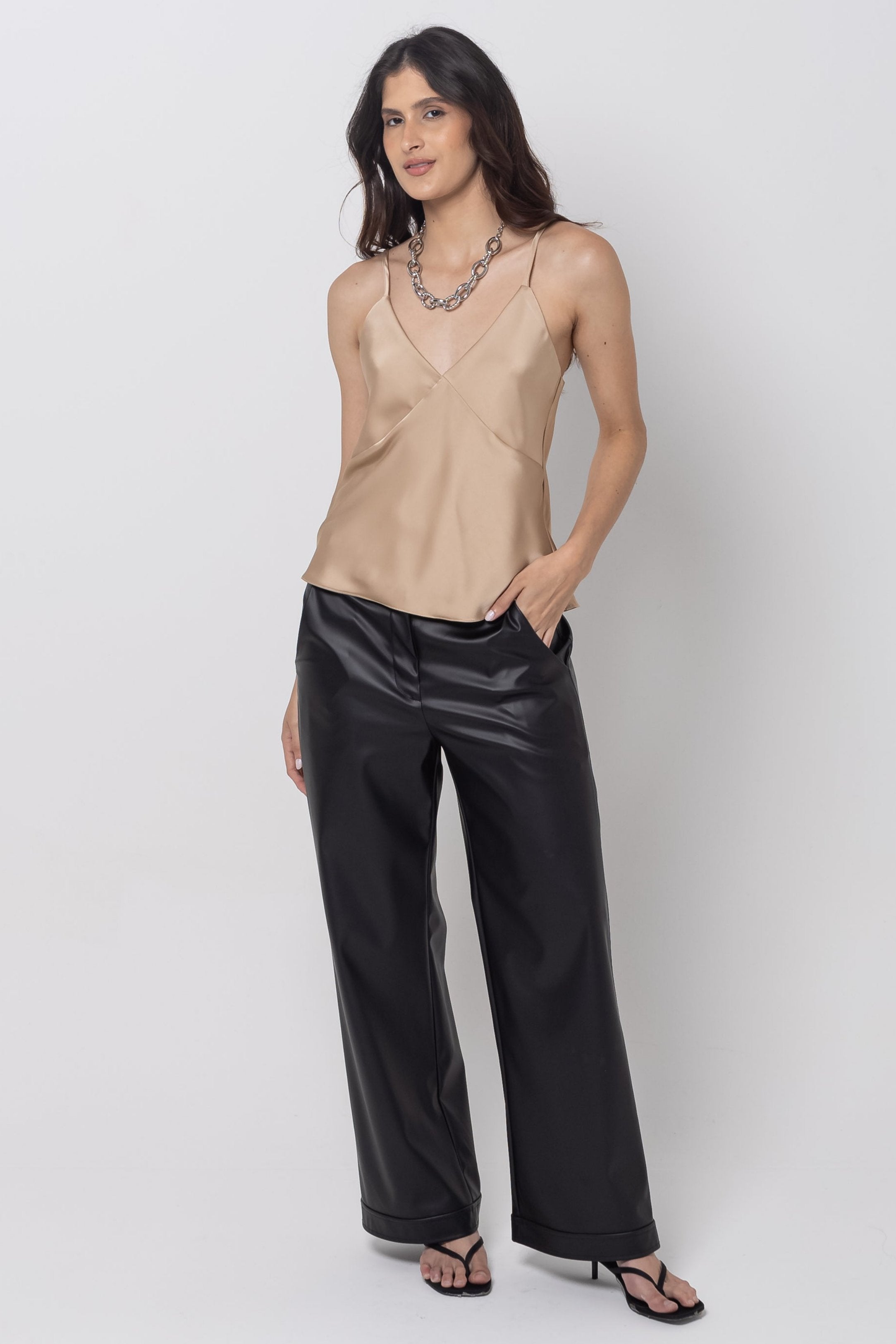 Blusa Chloe Cetim