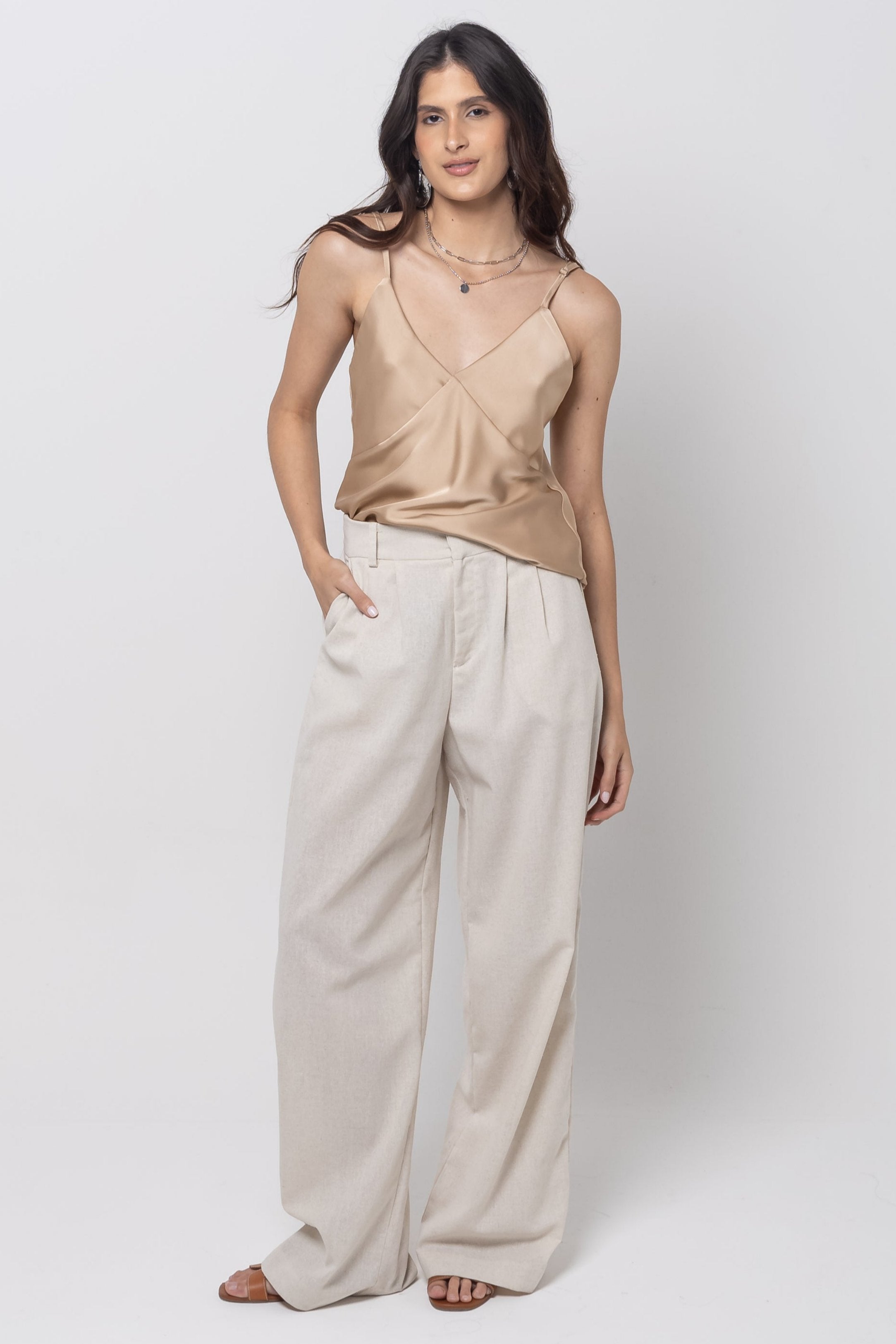 Blusa Chloe Cetim
