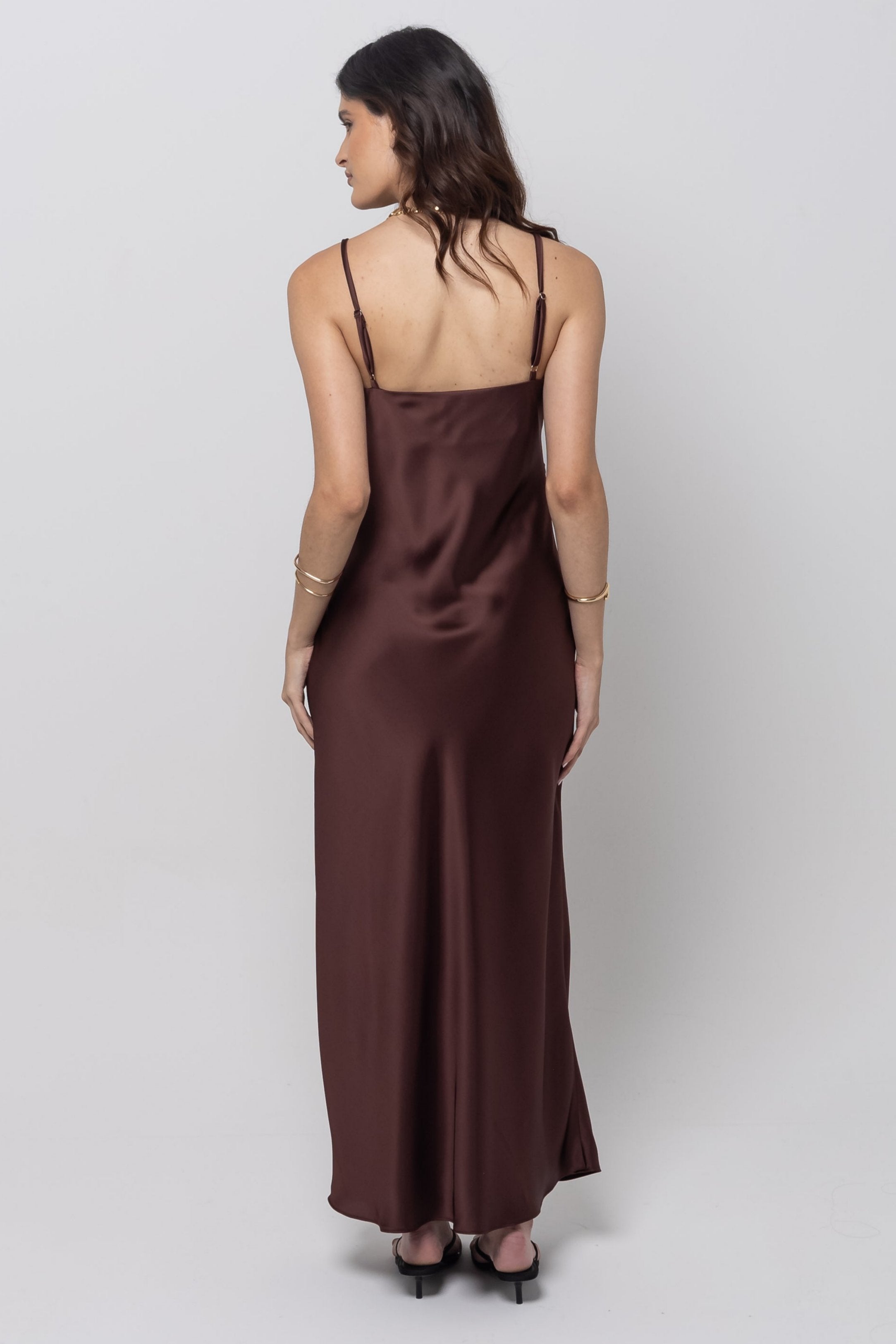 Vestido Cetim Courtney