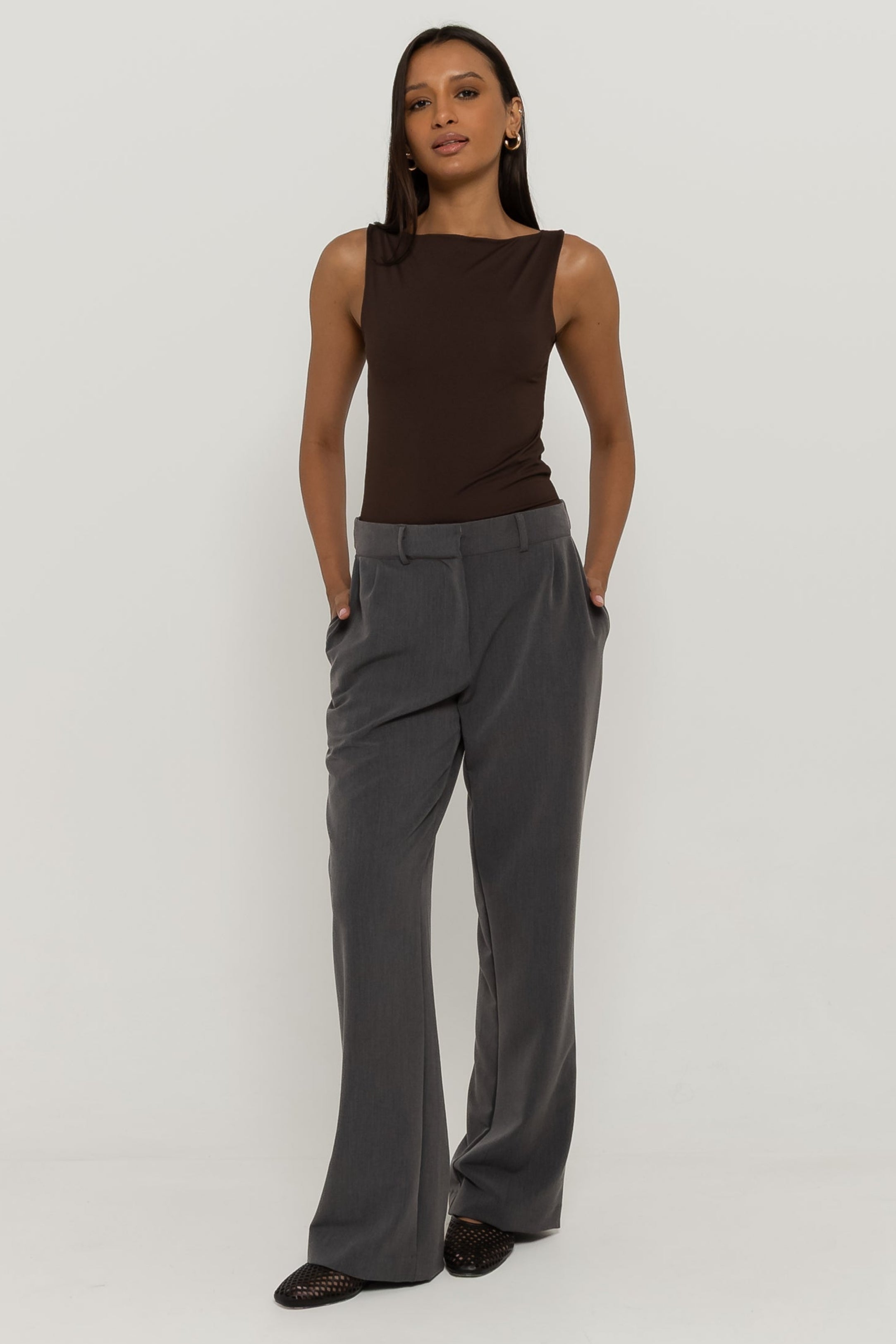 Blusa Bianca Gola Canoa