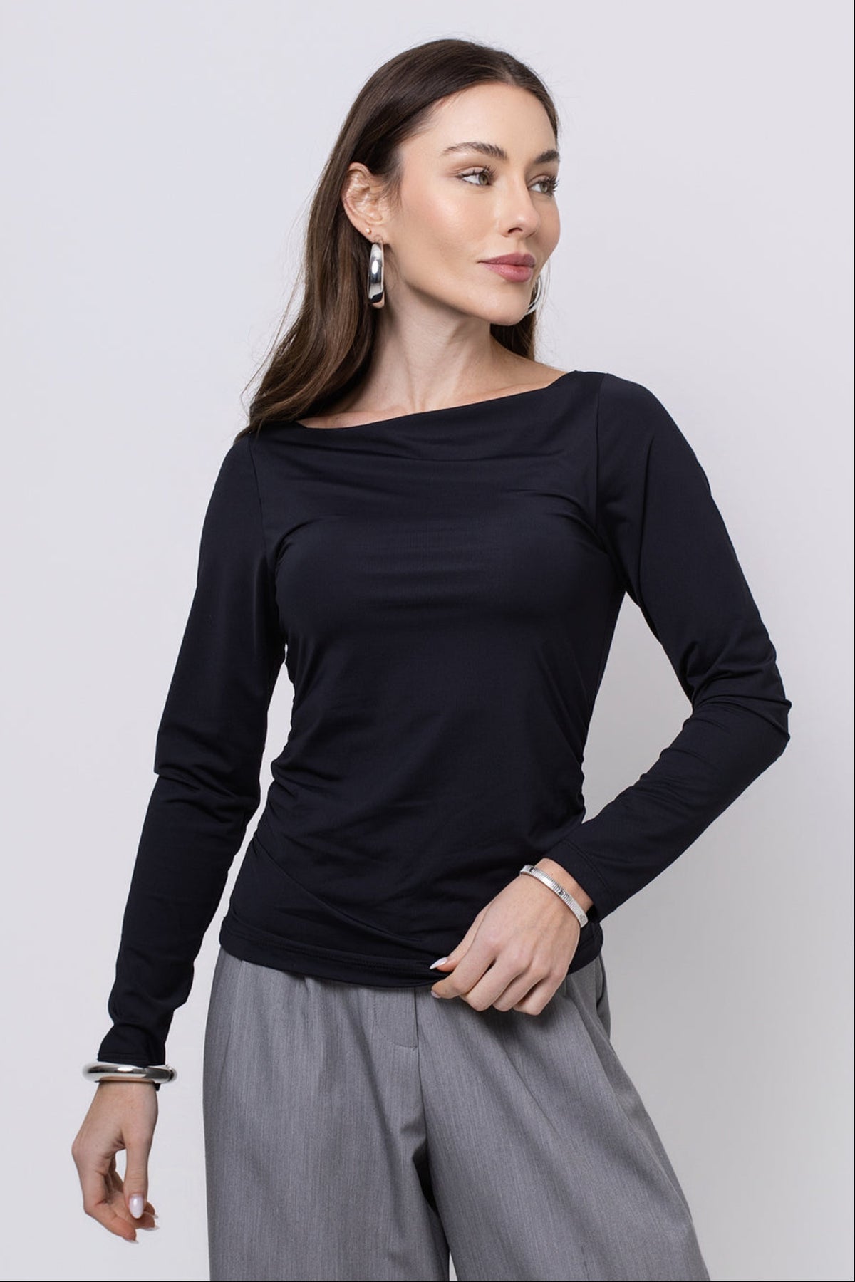 ⁠Blusa Jordana Manga Longa