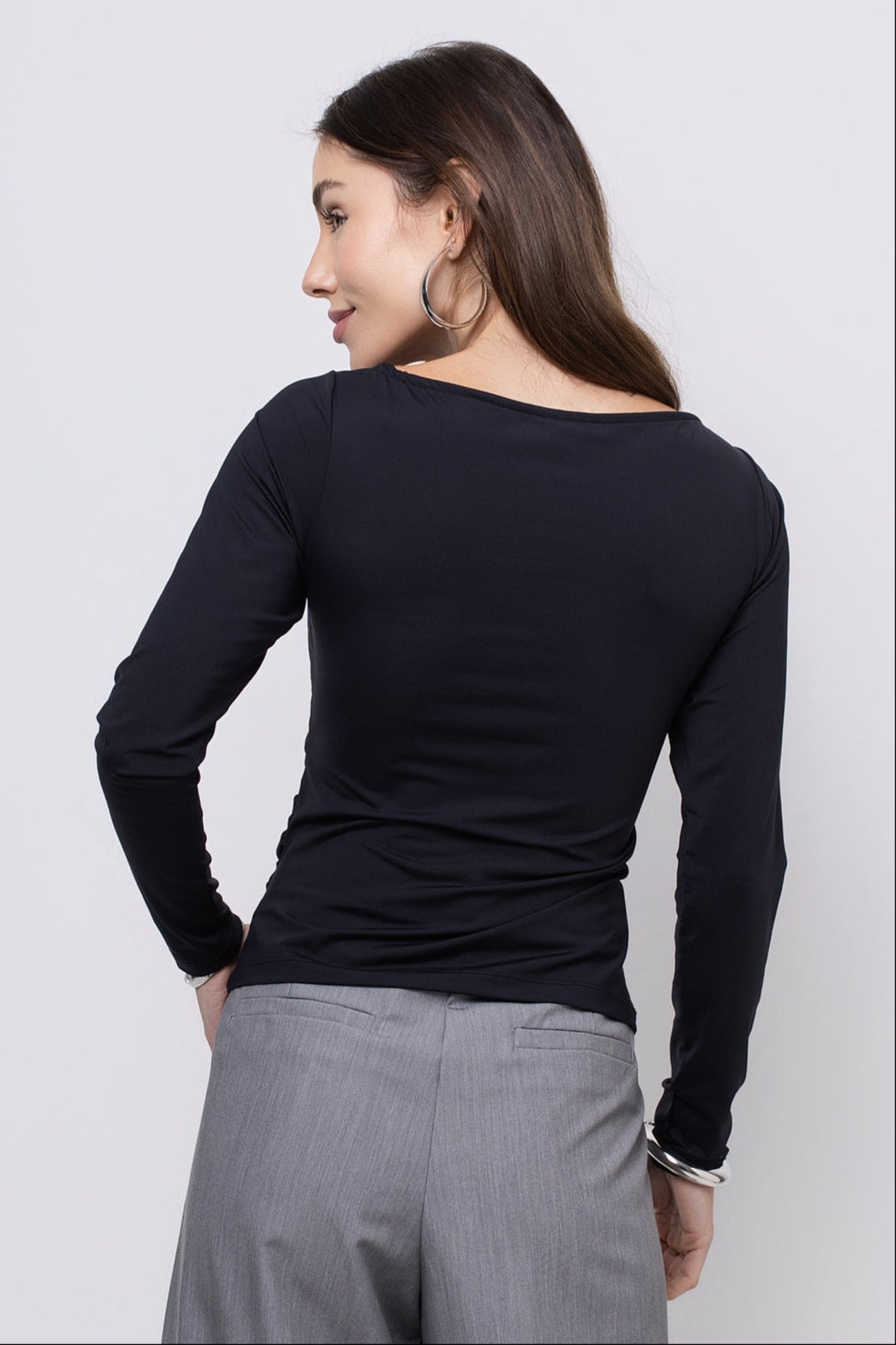 ⁠Blusa Jordana Manga Longa