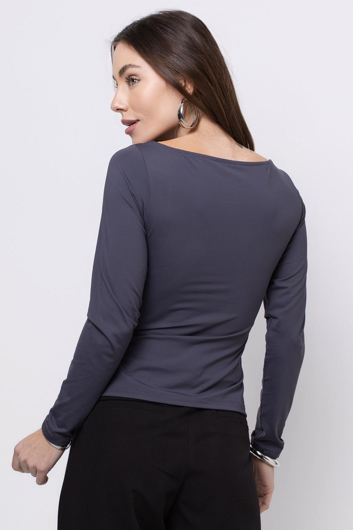 ⁠Blusa Jordana Manga Longa