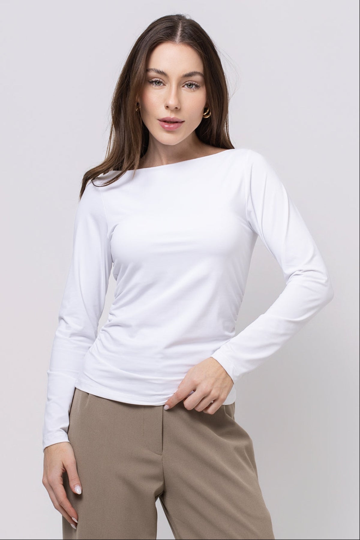 ⁠Blusa Jordana Manga Longa