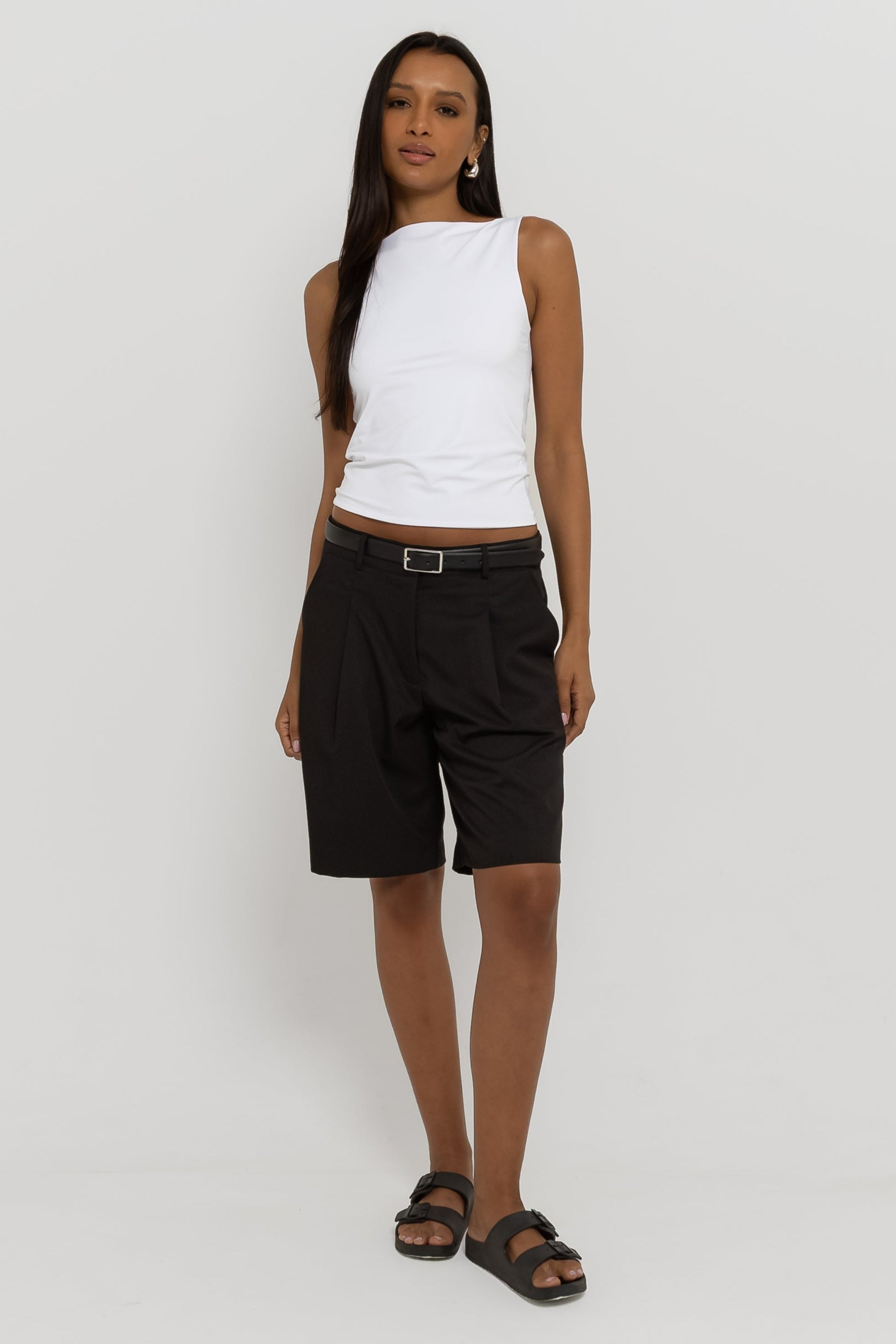 Blusa Bianca Gola Canoa