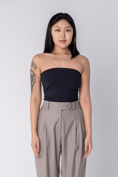 Top Aria Cropped Sem Alça