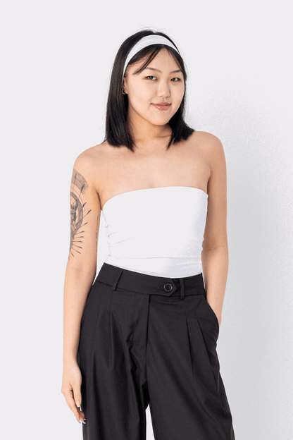 Top Aria Cropped Sem Alça