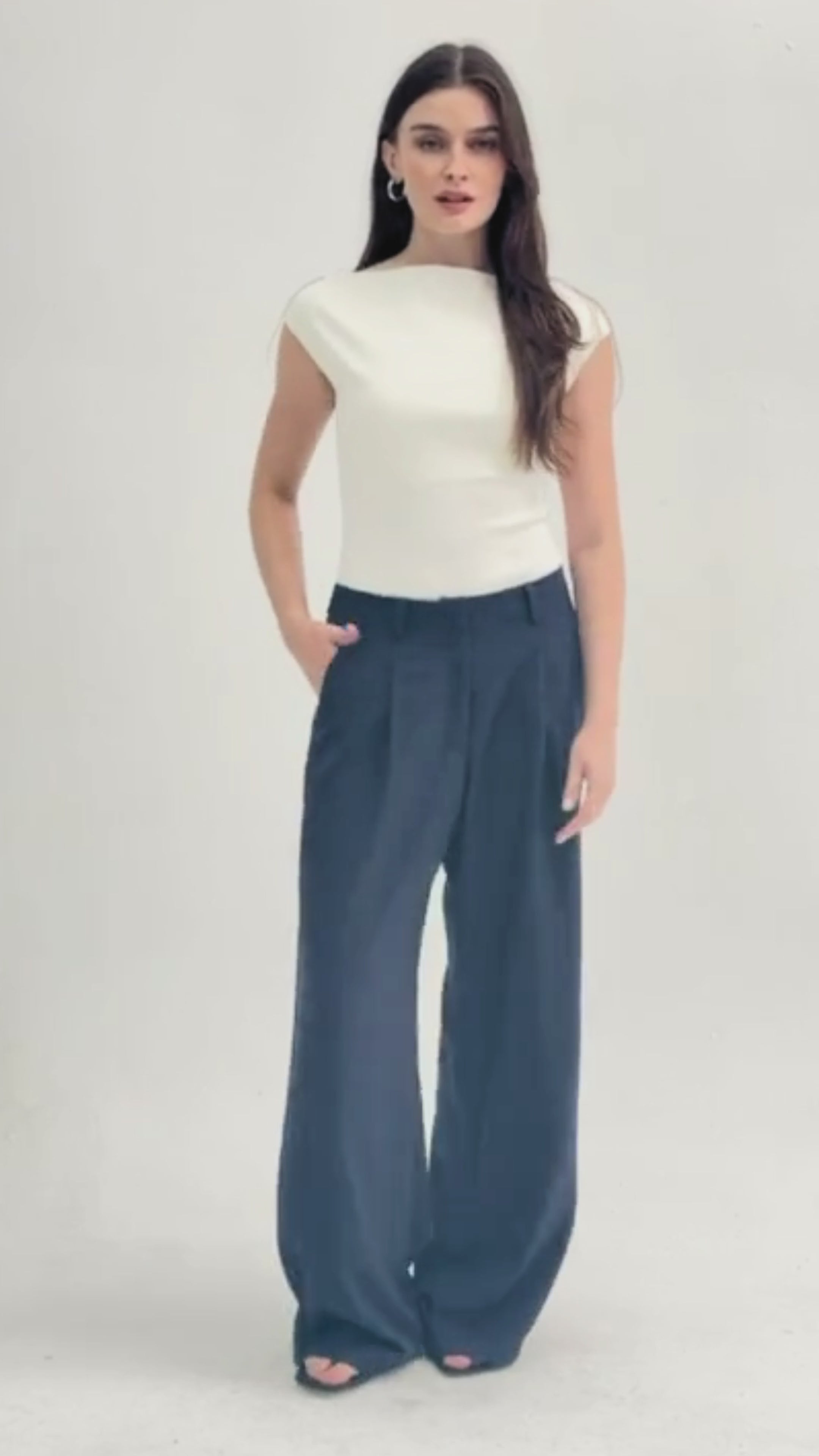 Calça New Hannah (Wide-Leg)